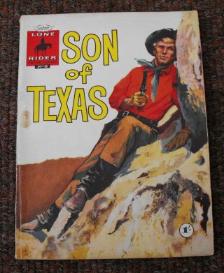 Son Of Texas.  Lone Rider Picture Library No.  8.  Artwork By Robert Forrest
