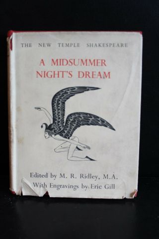 The Temple Shakespeare A Midsummer Nights Dream Edited By M.  R.  Ridley 1934