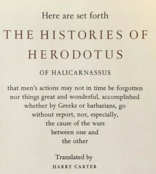 2 Vols: The Histories Of Herodotus,  1958,  Heritage Press,  In Slipcases