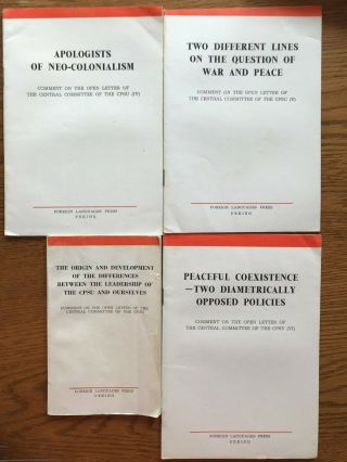 6 Books On Letter Btwn The Cp Of C And Soviet U,  China Foreign Languages Press