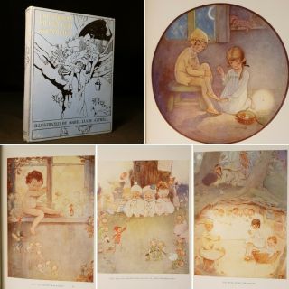 1935 Peter Pan And Wendy Illustrated Mabel Lucie Attwell 12 Plates J.  M.  Barrie