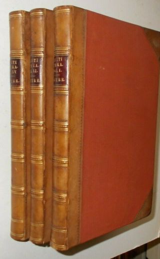 Cornelii Taciti - Opera - Franciscvs Ritter (1848) 3 Volumes